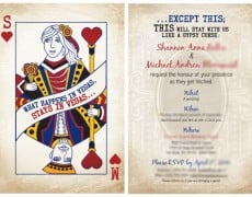VEGAS WEDDING INVITATION