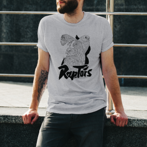 raptor birds on t-shirt