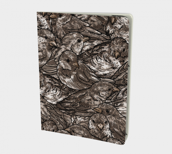 Large Sparrow Friends Notebook